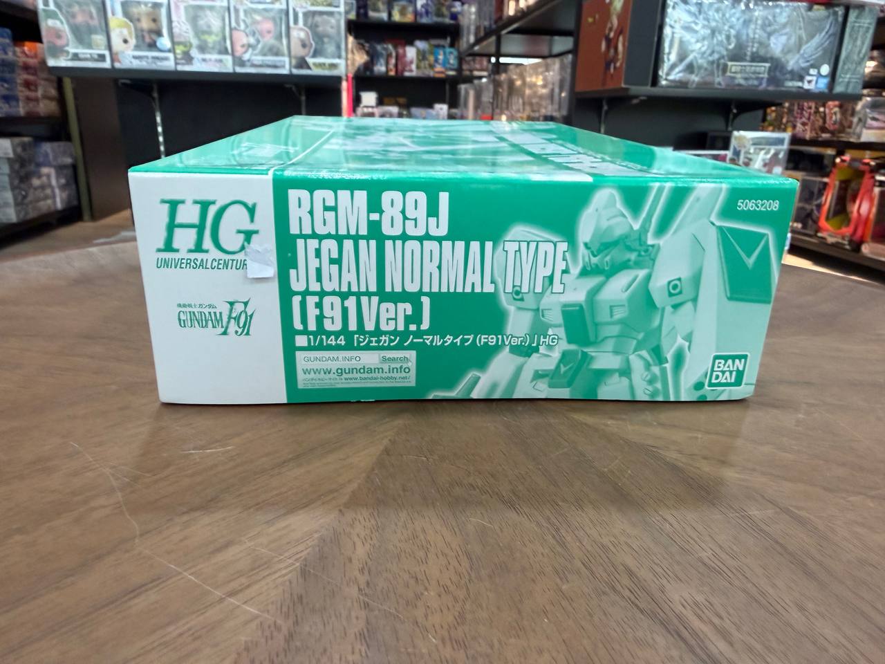 Hg Rgm-89j Jegan Normal Type F91 Ver Plastic Model Kit Gundam F91